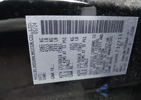 2024 Nissan Rogue Sv Fwd z USA, uszkodzony, nr VIN 5N1BT3BA0RC732711